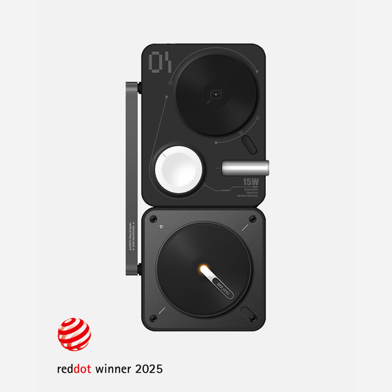 Aulumu M01 4-in-1 Folding Wireless Charging Station & Pad | Magnetic