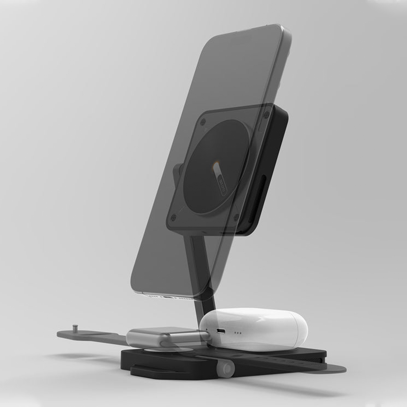 Aulumu M01 4-in-1 Folding Wireless Charging Station & Pad | Magnetic