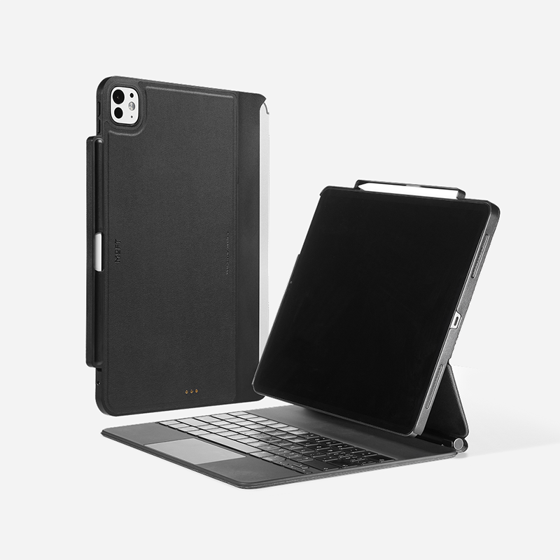 The Connected Case for iPad works seamlessly with the MOFT Dynamic Folio and supports the Magic Keyboard and Apple Pencil.