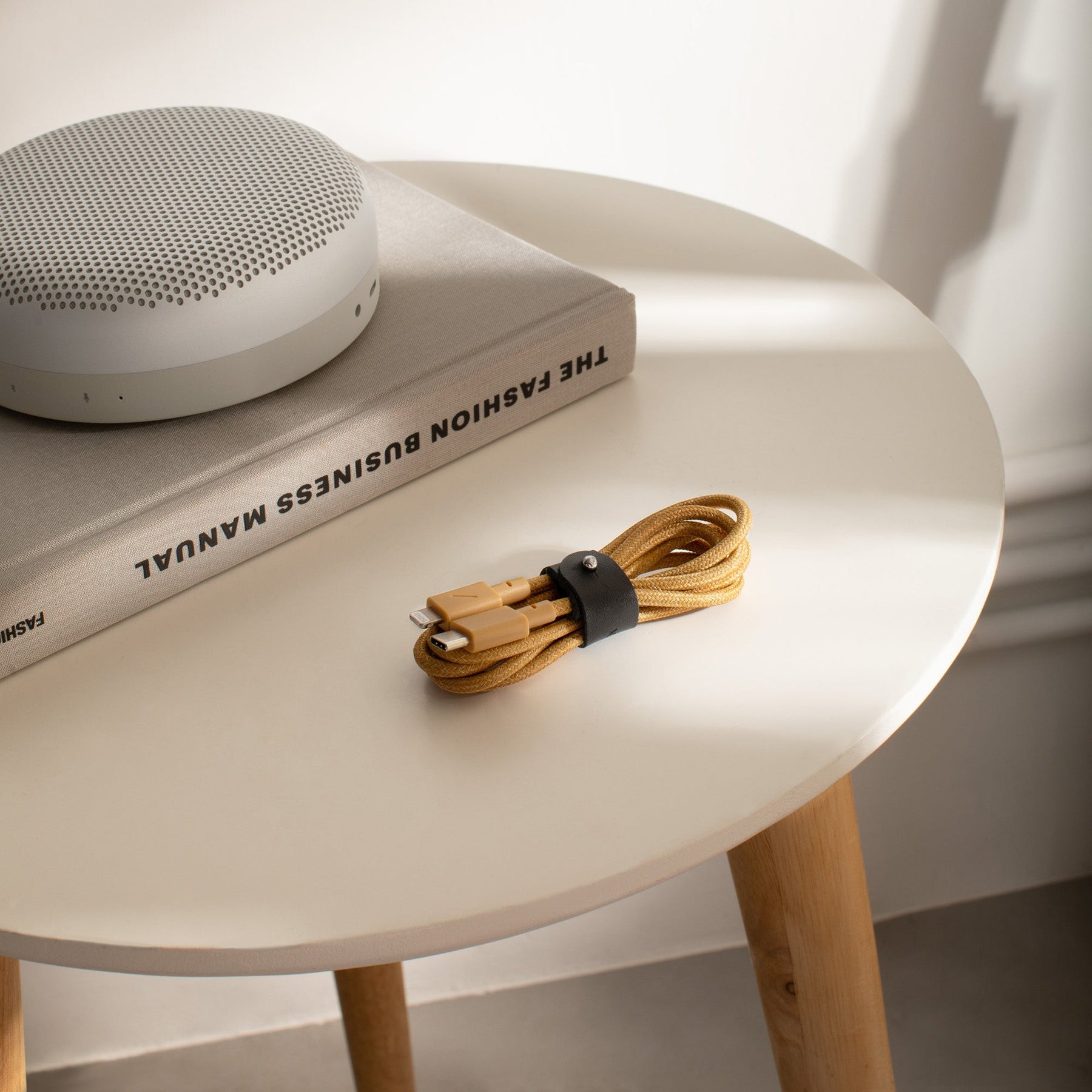 Native Union Belt Cable (USB-C to Lightning) The recycled 4-foot charging cable with bonded leather strap