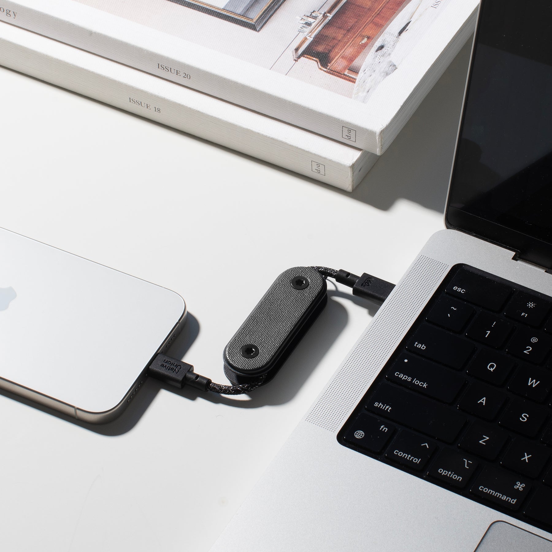 Native Union Pocket Cable The portable USB-C charging cable keychain