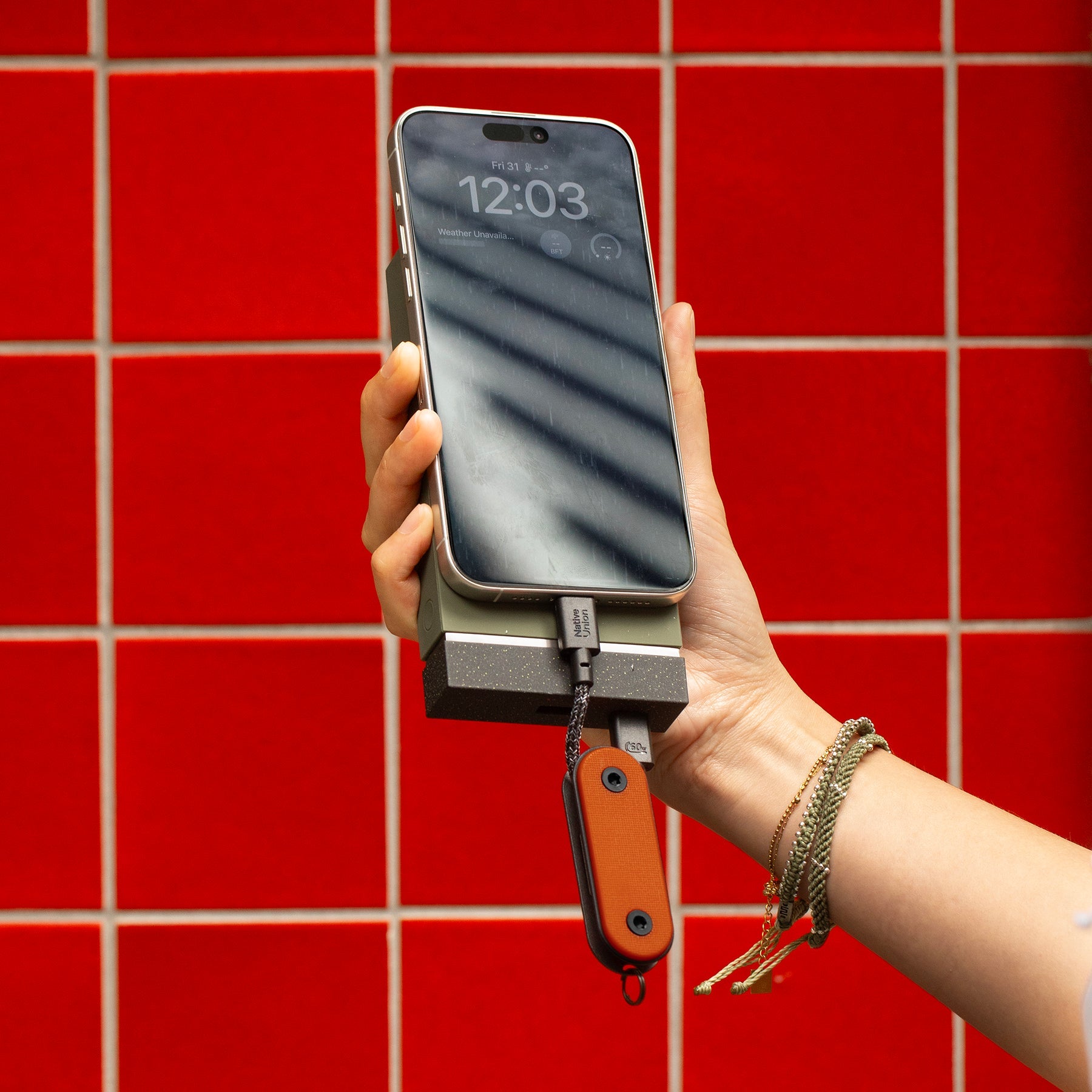 Native Union Pocket Cable The portable USB-C charging cable keychain