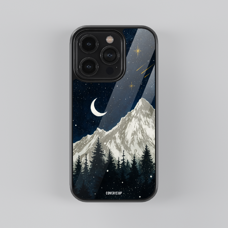 Midnight Mountain Glass Case