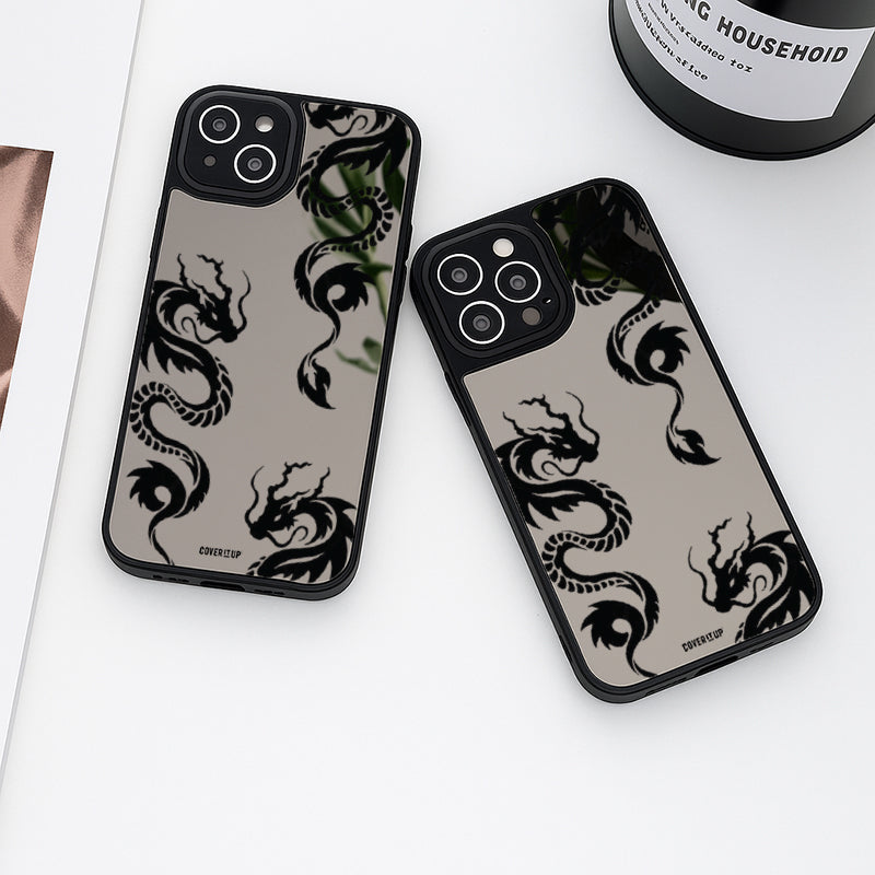 Serpent Mirage Mirror Phone Case