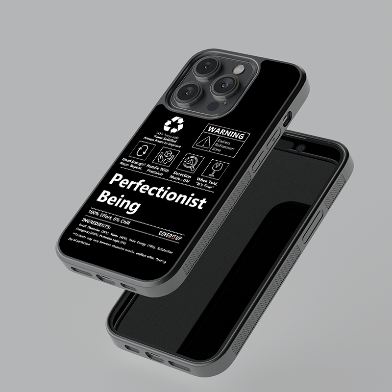 The Perfectionist Glass Case