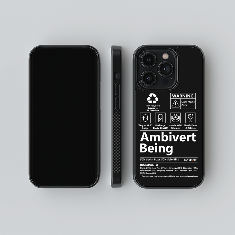 The Ambivert Glass Case