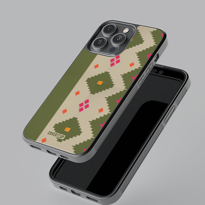 Jamdani Saree Glass Case