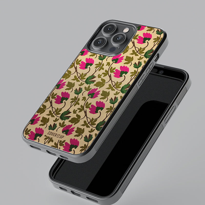 Paithani Saree Glass Case