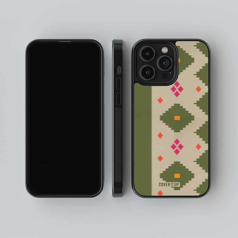 Jamdani Saree Glass Case