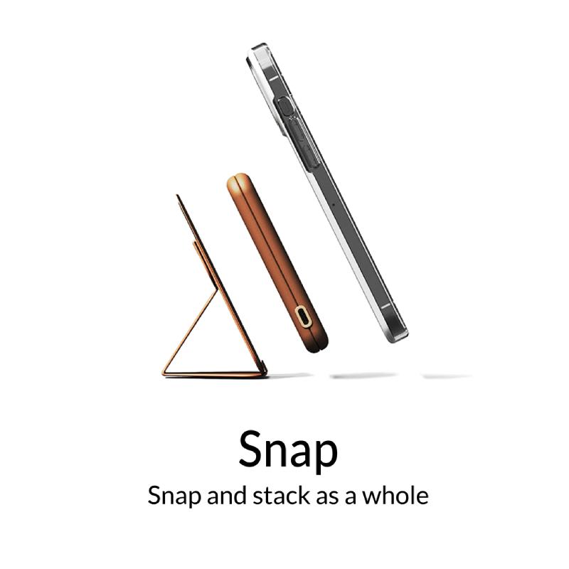 MOFT Snap Stand Power Set (MagSafe Compatible) - 3400mah Magsafe Powerbank +Snap-on Phone Stand & Wallet