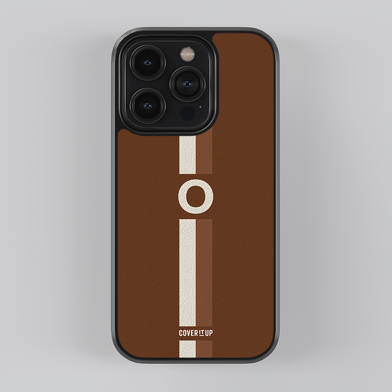 Elegant Stripe Leather Case Initial Edition