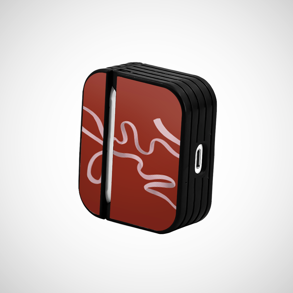 Aesthetic Ribbon Glass Airpods Pro Case Covers