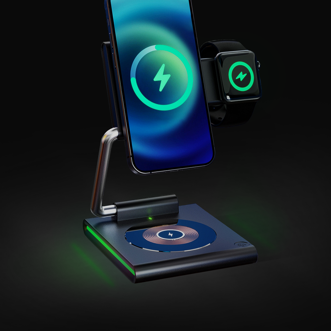 Wekome® 3 in 1 Wireless Charging Station