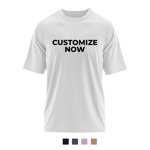 Customise Pure Cotton Oversized Roundneck T -shirt