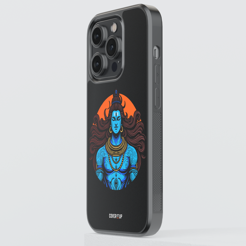 Lord Shiv Glass case