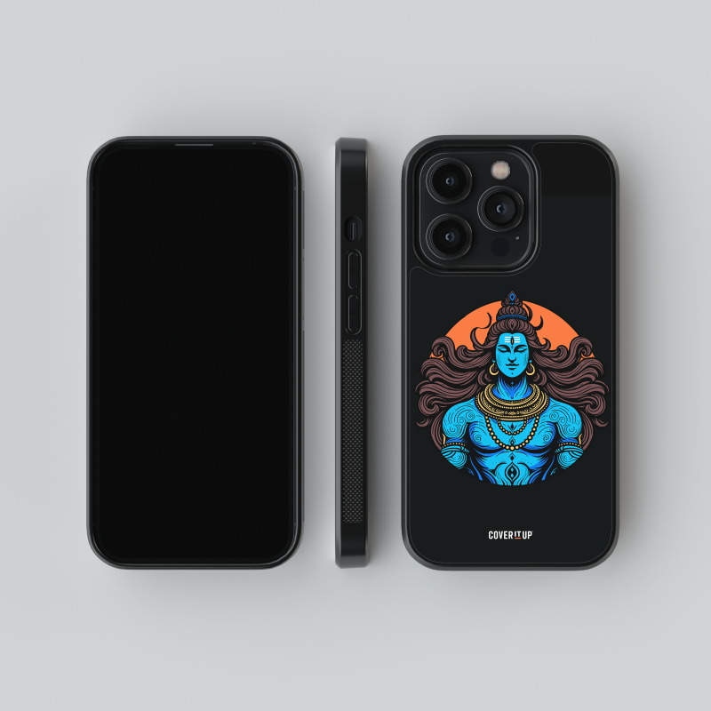 Lord Shiv Glass case