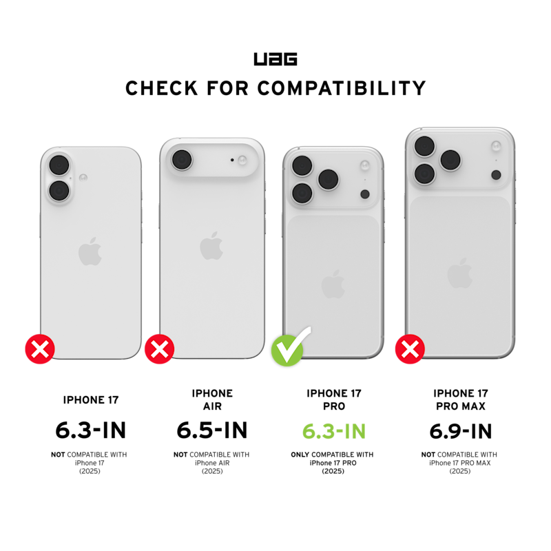 UAG Urban Armor Gear Dot iPhone 17 Pro Case