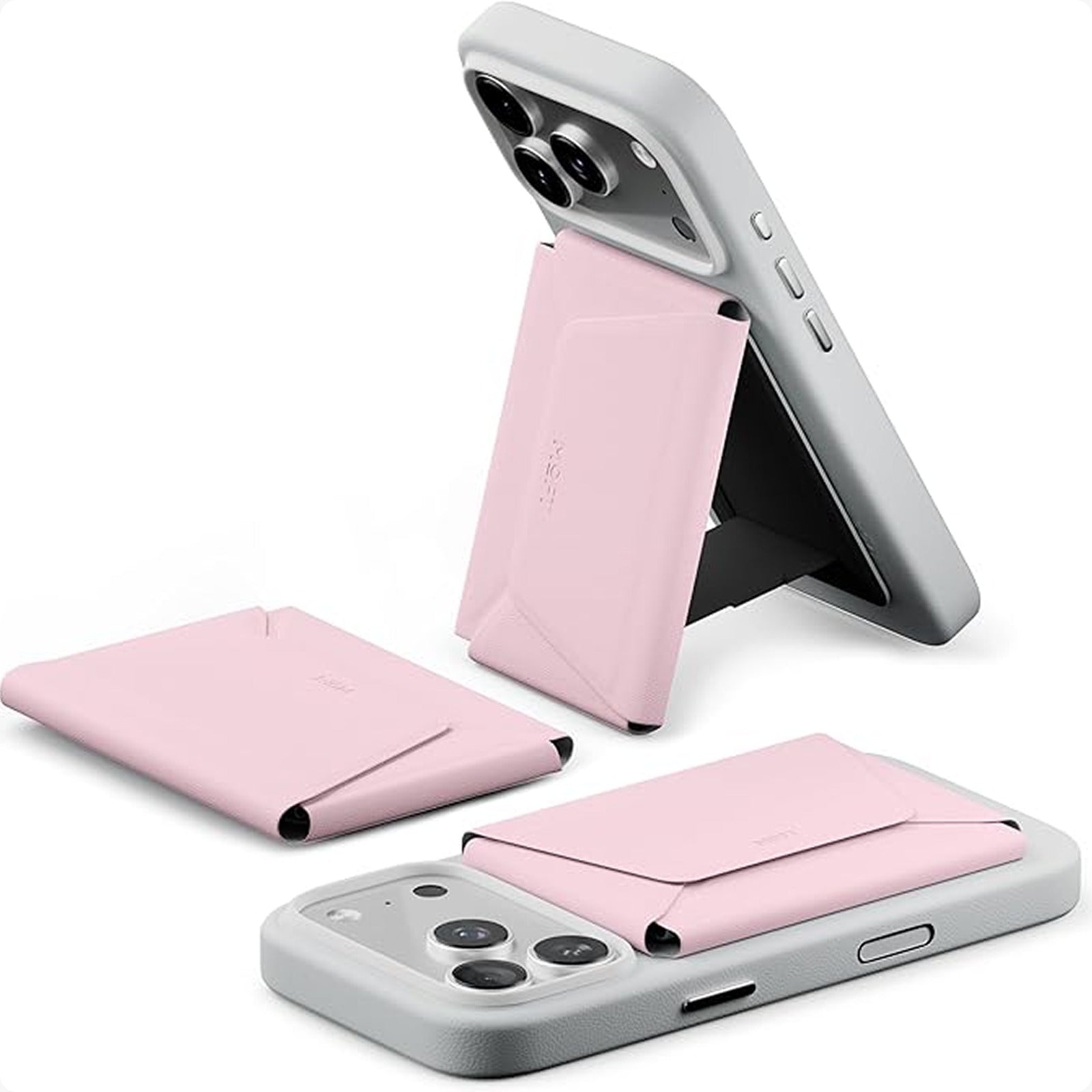 #verson_Wallet with a Stand
#color_Light Pink
#color_for mismatching