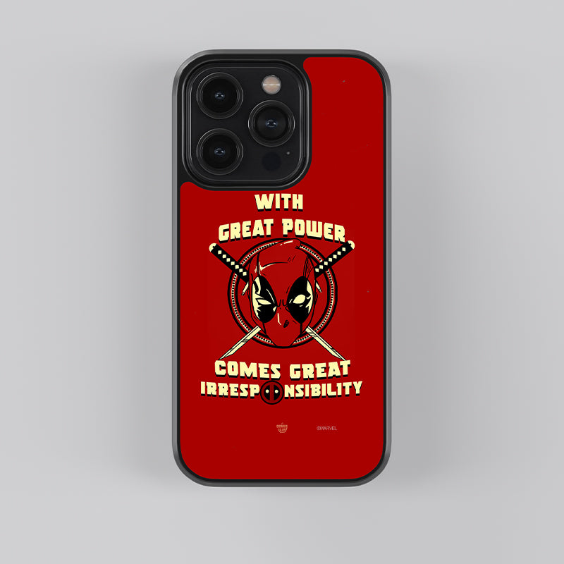 Marvel Deadpool Irresponsible Glass Case