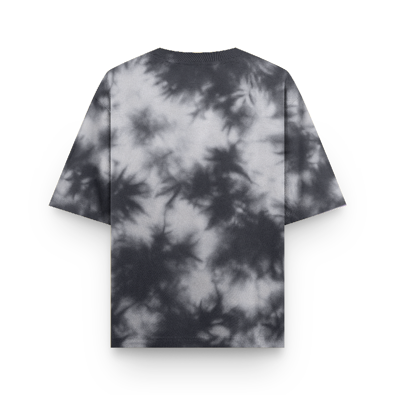 Black & White Tie-Dye Oversized T-Shirt