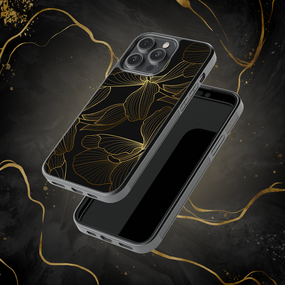 Black and Gold Phone Cases