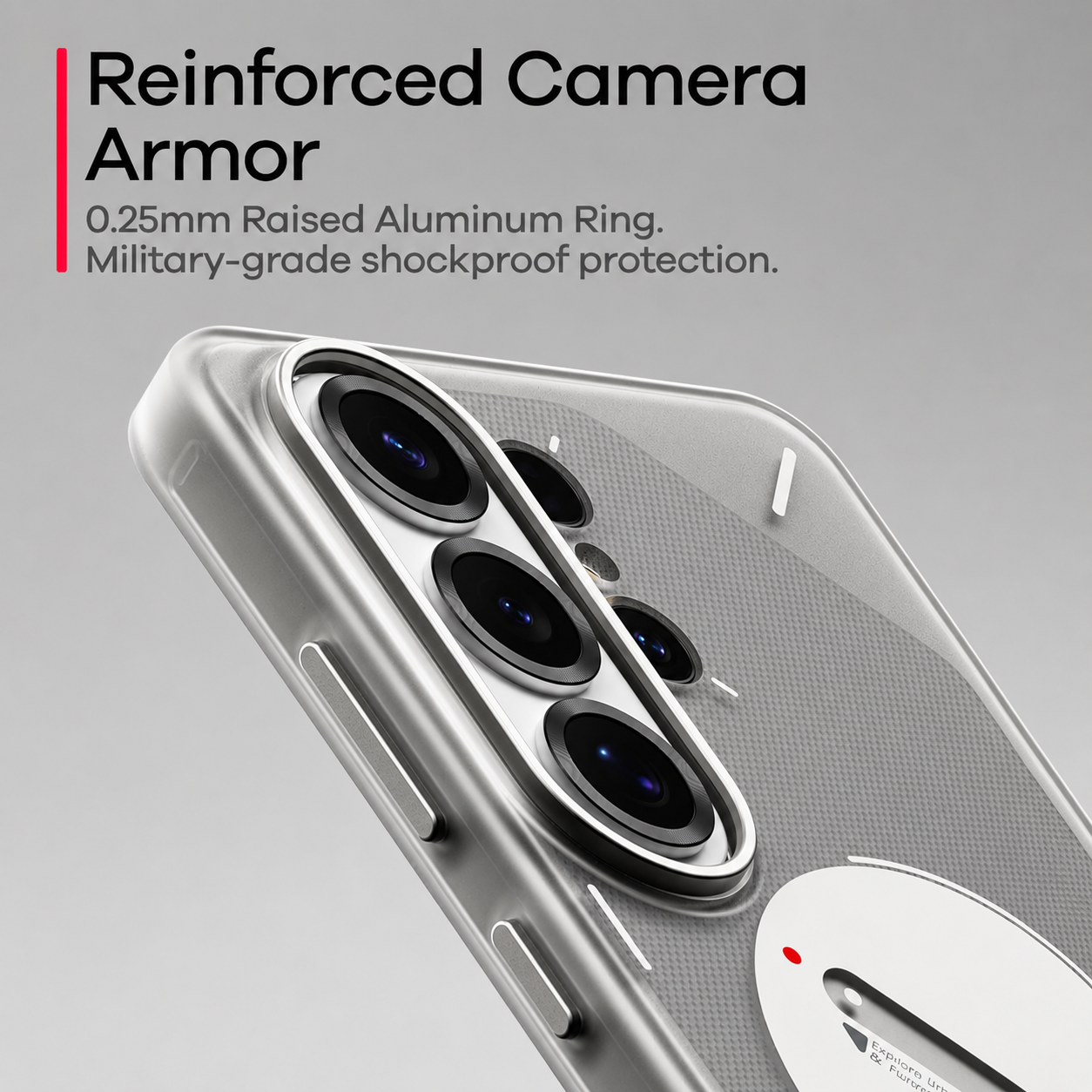 Aulumu S26U Ultra Frosted Glow Case for Samsung Galaxy S26 Ultra