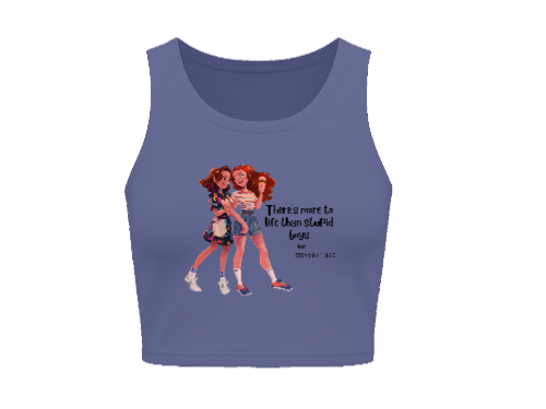 Customise Women’s pure cotton crop top (Customized)