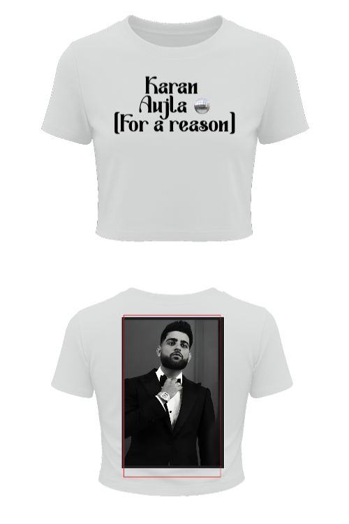 Customise Women’s pure cotton crop top half Sleeve (Customized)