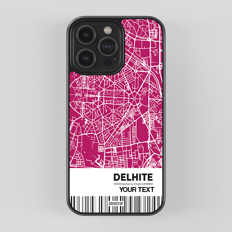 Custom My City Delhi Glass Case
