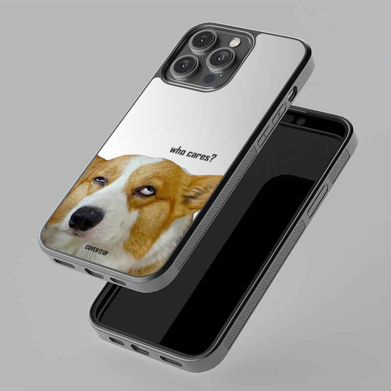 Unbothered Corgi Mirror Phone Case
