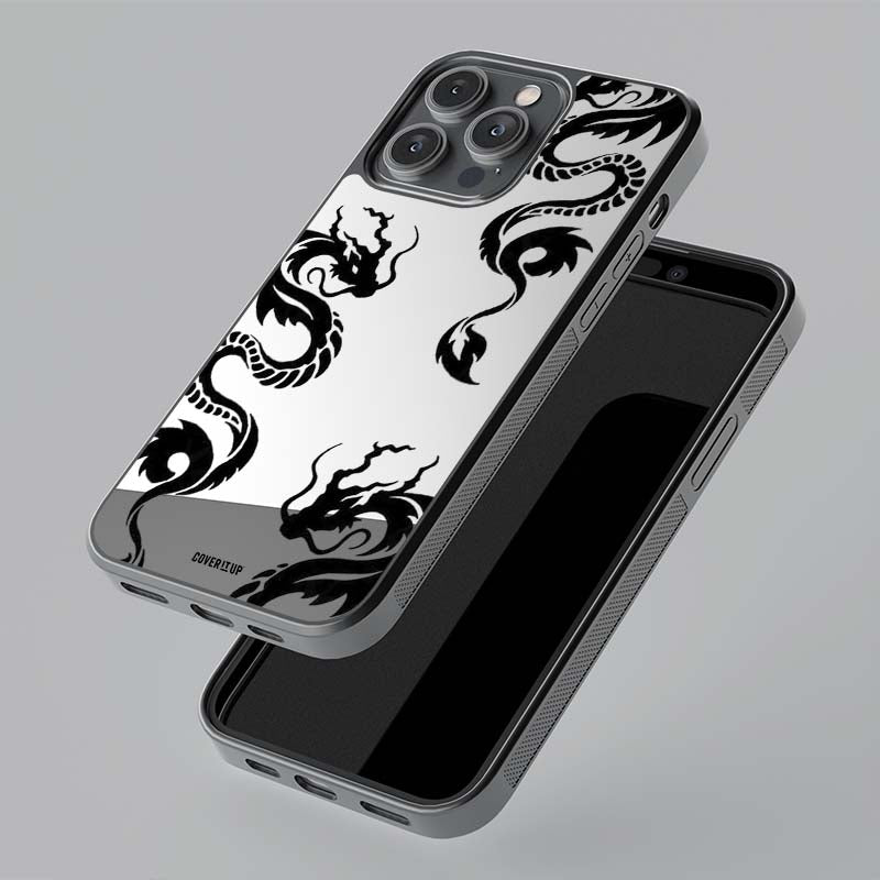 Serpent Mirage Mirror Phone Case