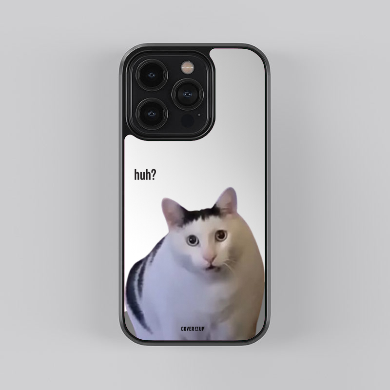 The “Huh?” Kitty Mirror Phone Case