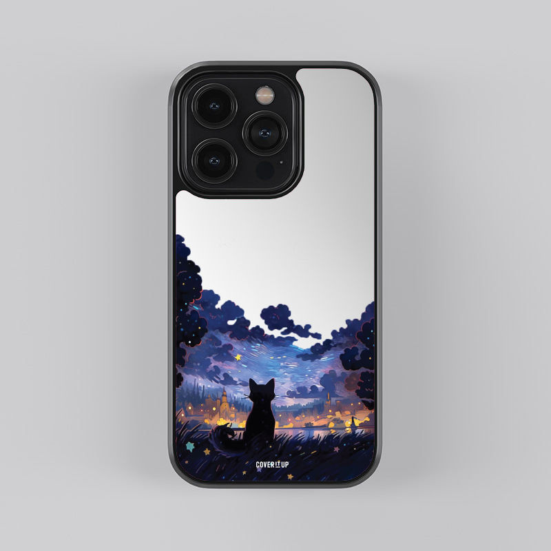 Dreamscape Kitty Mirror Phone Case