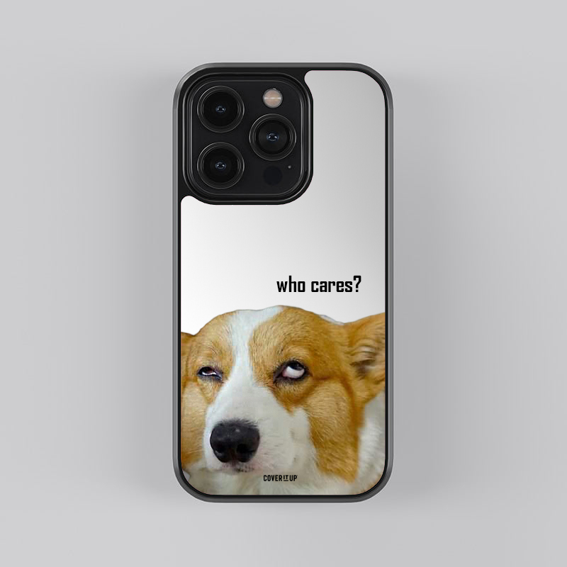 Unbothered Corgi Mirror Phone Case