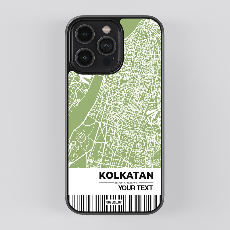 Custom My City Kolkata Glass Case