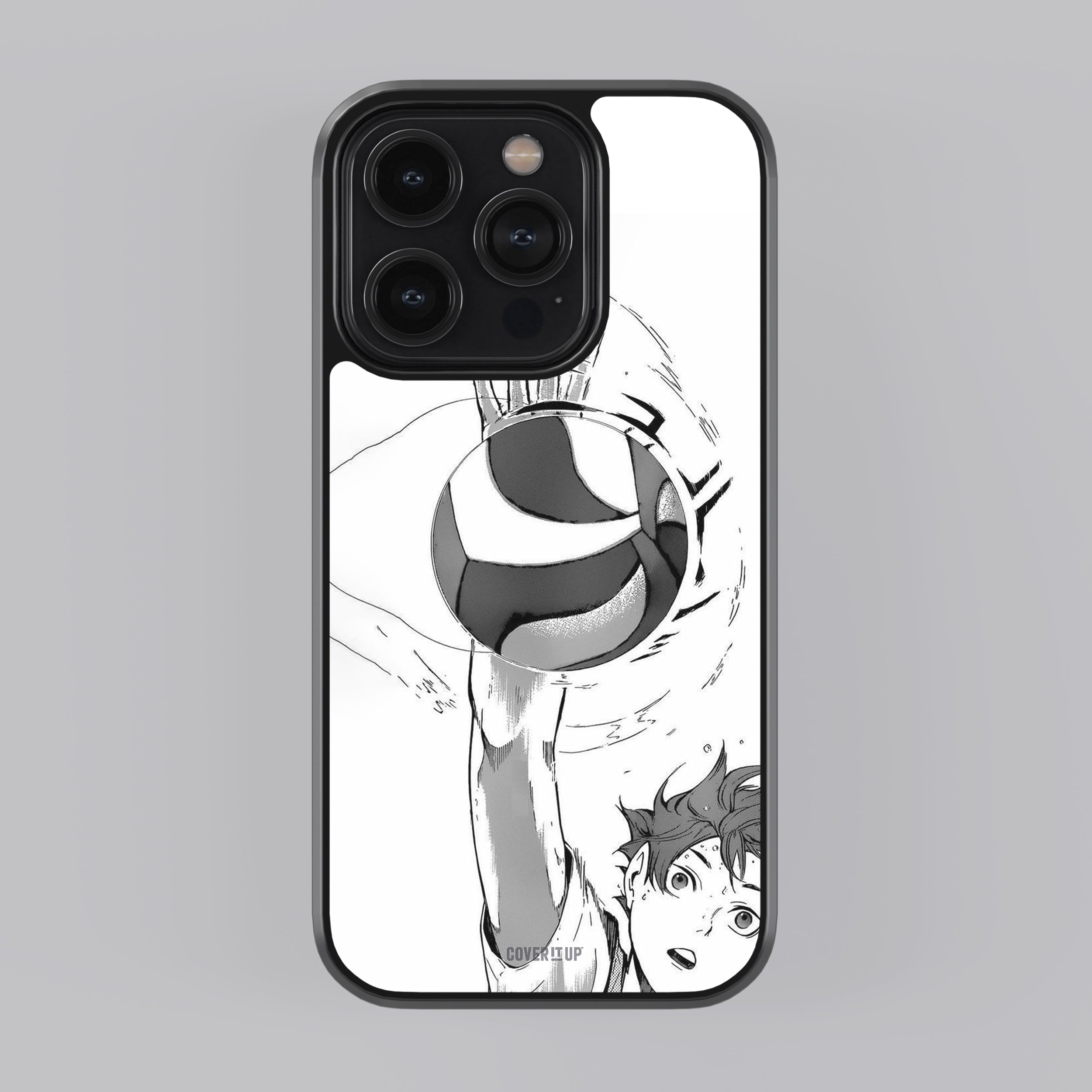 Haikyuu Monotone Glass Case
