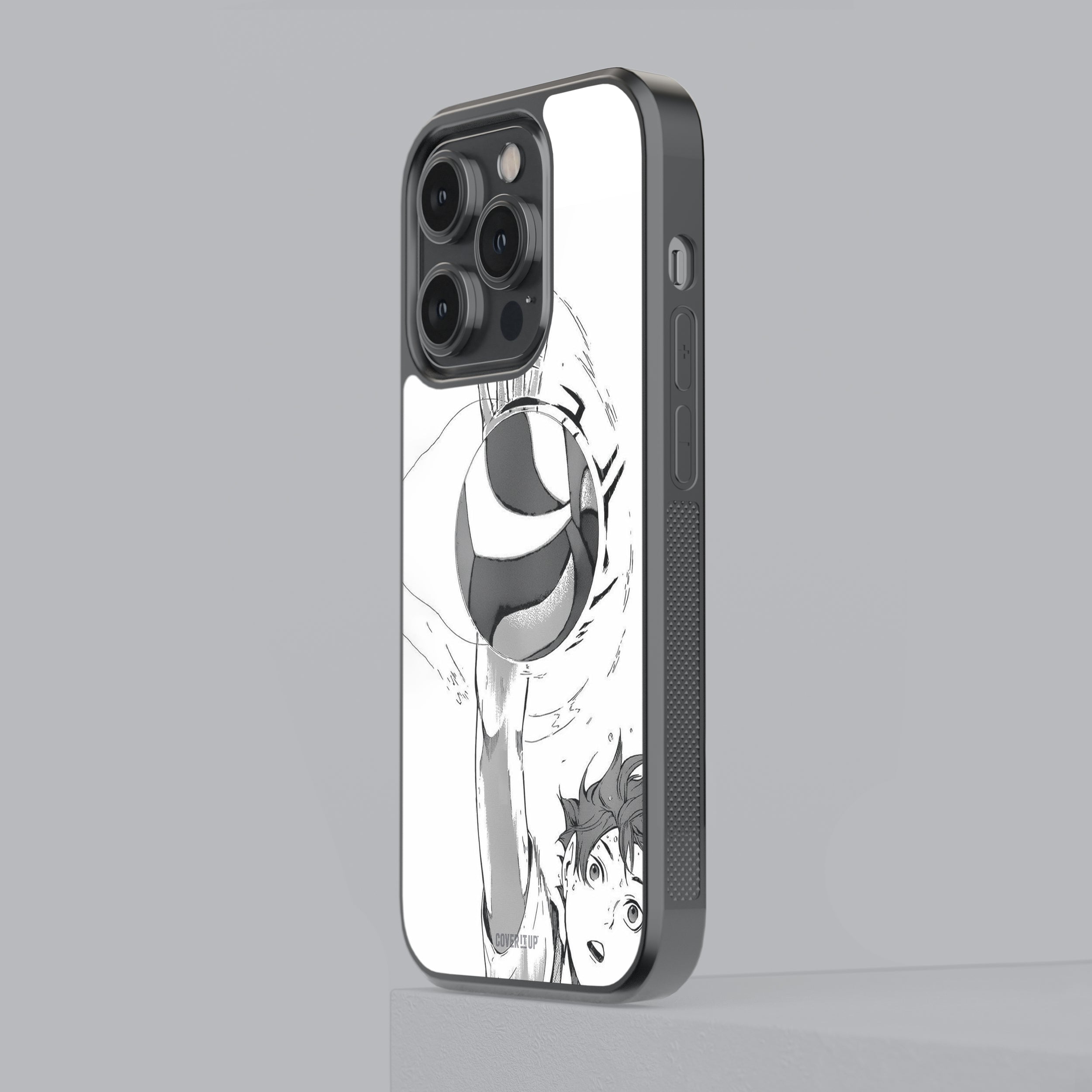 Haikyuu Monotone Glass Case