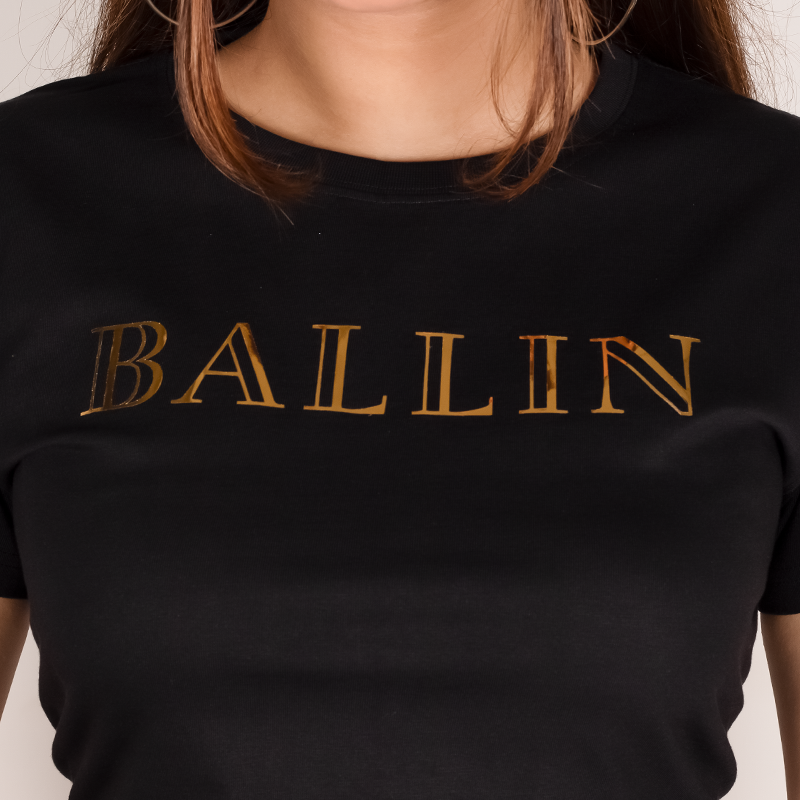 Customise your Gold Foil Crop Top