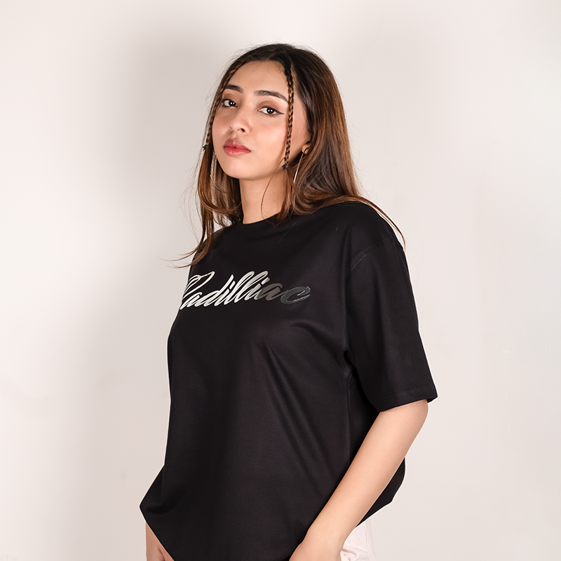 Custom Silver Foil over Sized T-shirt