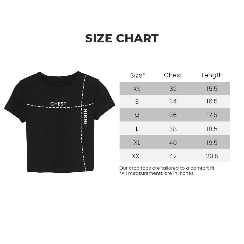 Customise your Gold Foil Crop Top