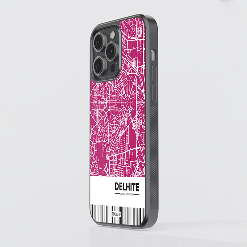 Custom My City Delhi Glass Case