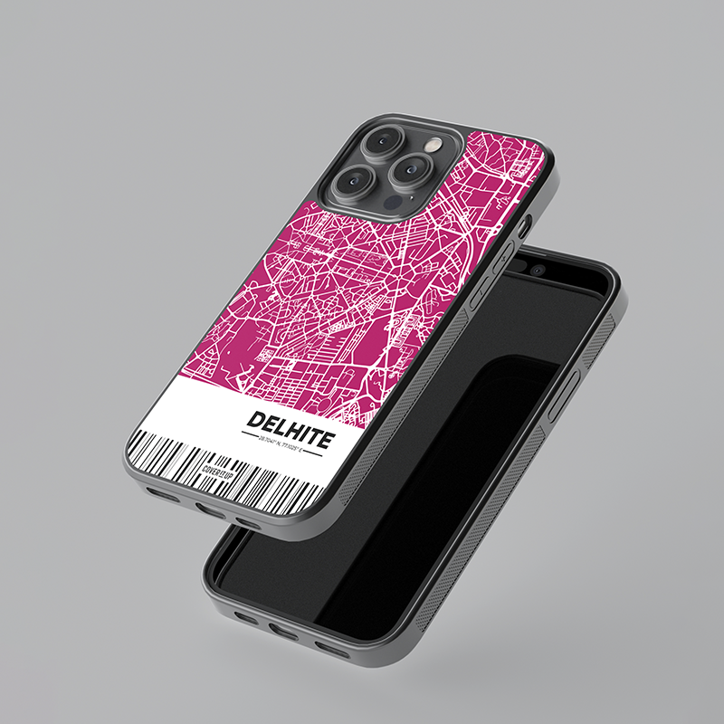 Custom My City Delhi Glass Case