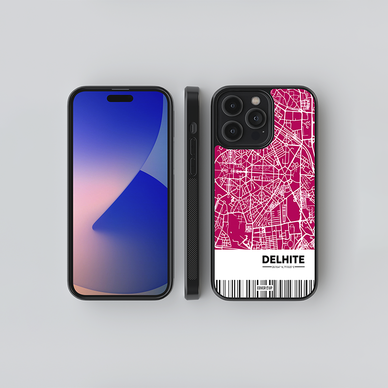 Custom My City Delhi Glass Case