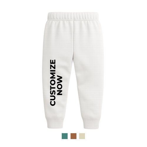 Customise Premium French Terry Cotton Kids Joggers