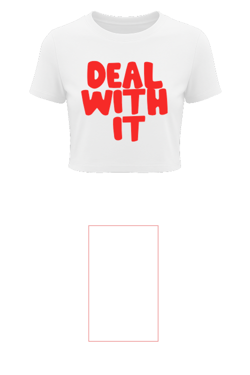 Customise Women’s pure cotton crop top half Sleeve (Customized)