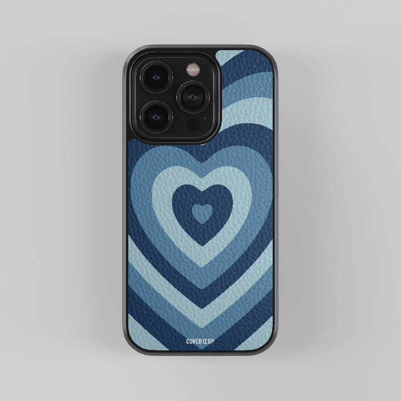 Ocean Hearts Leather Case