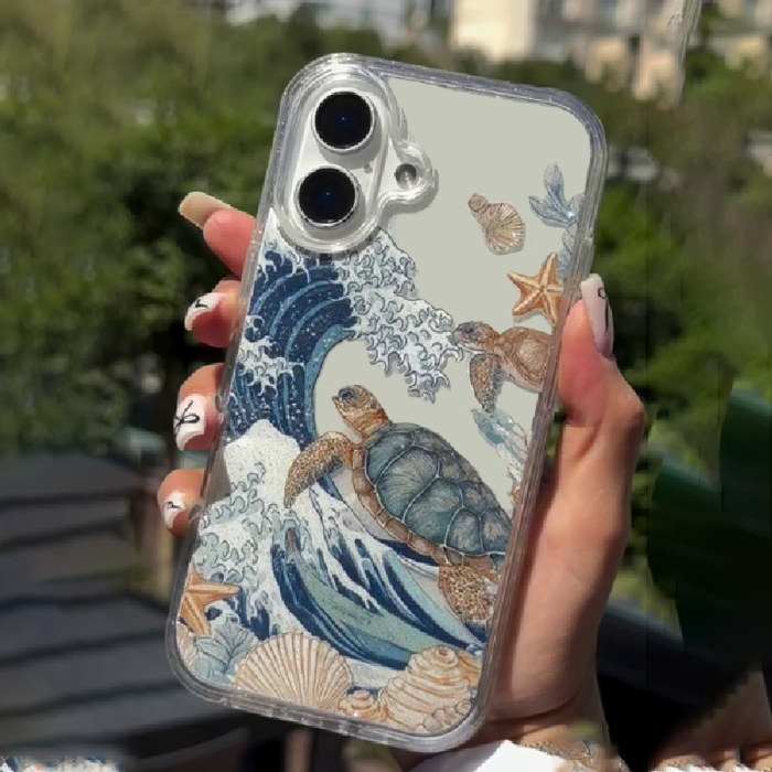Sea Turtle Clear Silicone Case