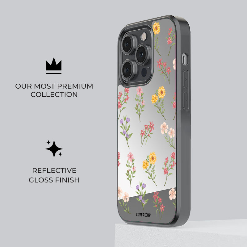 Whimsy Wildflower Mirror Phone Case