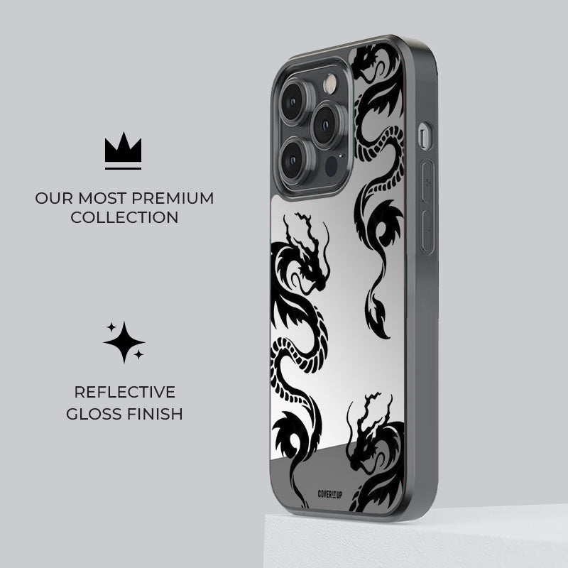 Serpent Mirage Mirror Phone Case