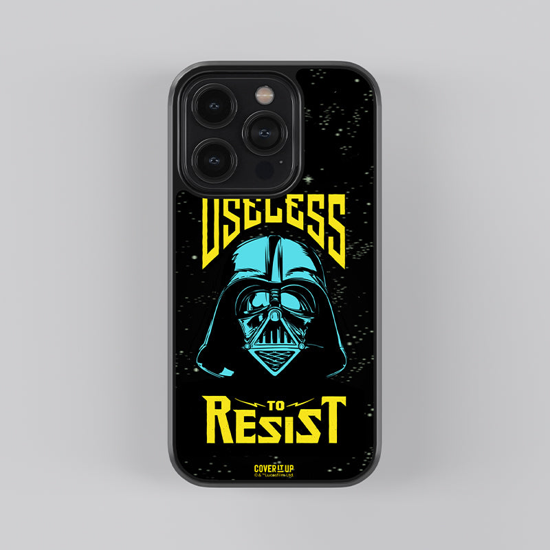 Star Wars Useless To Resist Glass Case